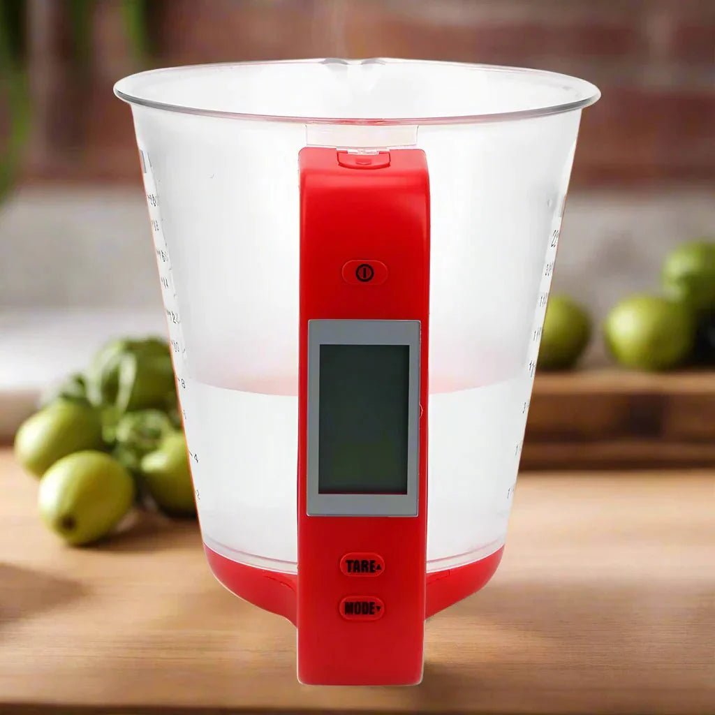 Balance de Cuisine - ElectronicCups™ - Rouge - Mon Univers Culinaire