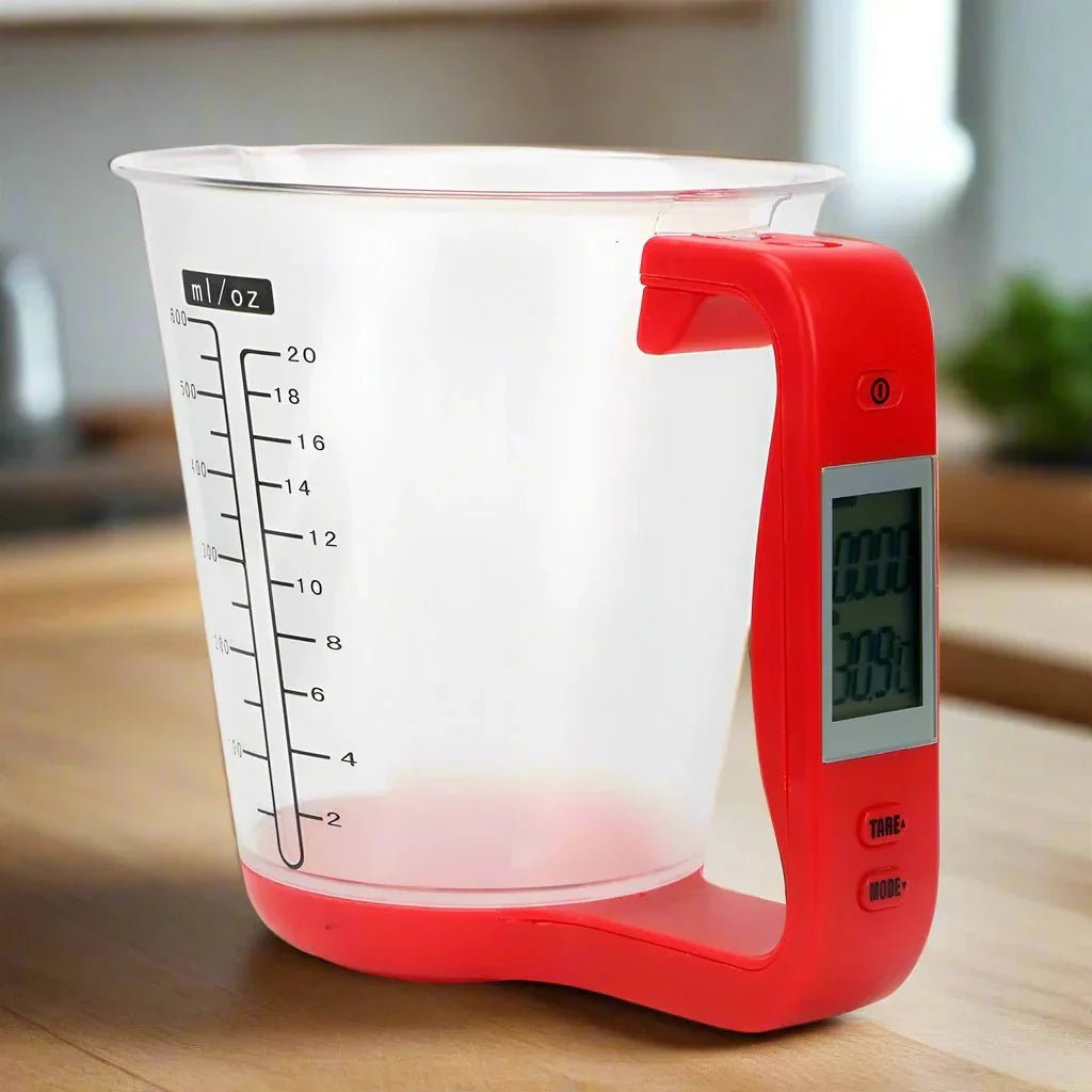 Balance de Cuisine - ElectronicCups™ - Rouge - Mon Univers Culinaire