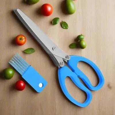 Ciseaux de Cuisine - MultiLayersScissor™ - Bleu - Mon Univers Culinaire