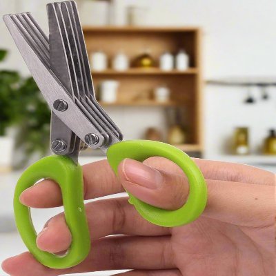 Ciseaux de Cuisine - MultiLayersScissor™ - Vert - Mon Univers Culinaire