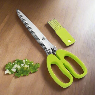 Ciseaux de Cuisine - MultiLayersScissor™ - Vert Clair - Mon Univers Culinaire