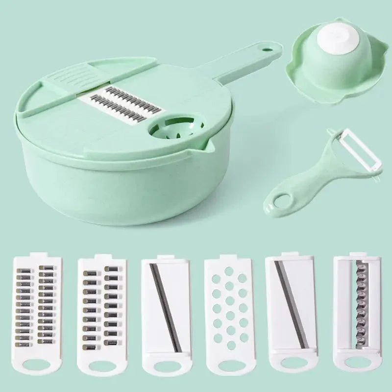 Hachoir Manuel - CutShredGrater™ - Vert - Mon Univers Culinaire